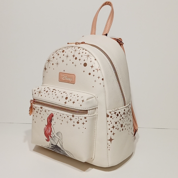 Disney Ariel Rock Loungefly Mini Backpack Mermaid - Picture 5 of 8